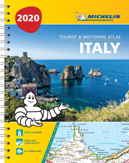 Italy - Tourist and Motoring Atlas 2020 (A4-Spiral) : Tourist & Motoring Atlas A4 spiral, Spiral bound Book