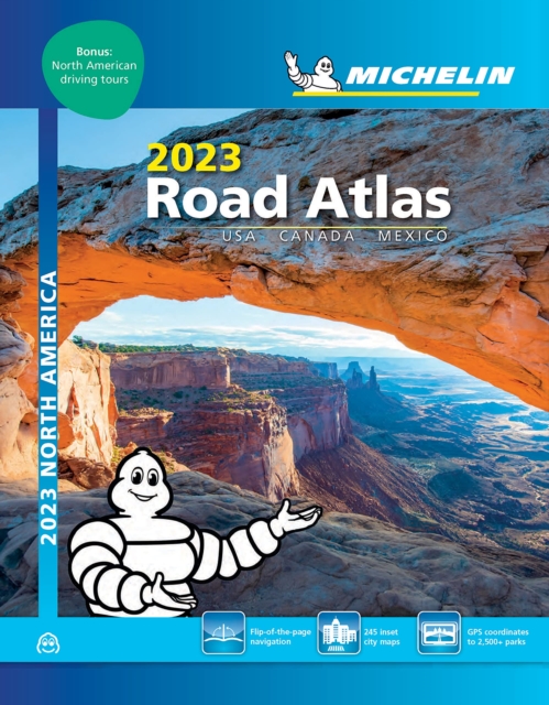 Road Atlas 2023 - USA, Canada, Mexico (A4-Spiral), Spiral bound Book