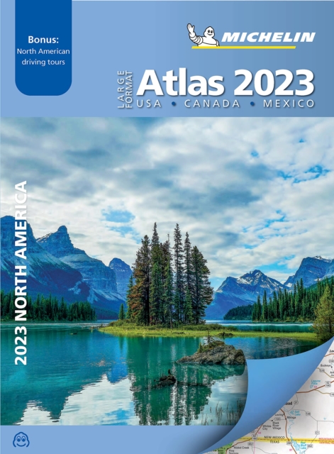 Large Format Atlas 2023 USA - Canada - Mexico (A3-Paperback), Spiral bound Book