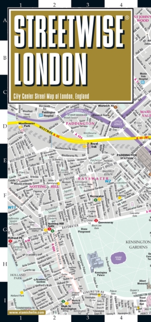 Streetwise London Map - Laminated City Center Street Map of London, England : City Plan, Sheet map, folded Book