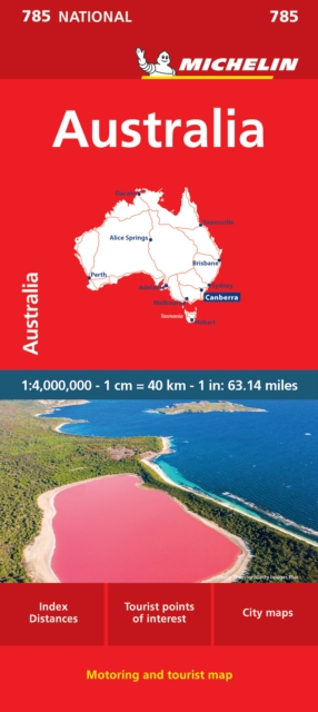 Australia - Michelin National Map 785 : Map, Sheet map, folded Book
