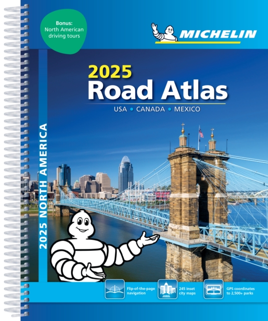 USA  Canada  Mexico - Tourist and Motoring Atlas (A4-Spiral), Spiral bound Book