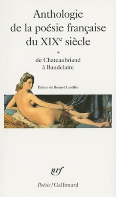 Anthologie de la poesie francaise du XIXe siecle vol.1, Paperback / softback Book