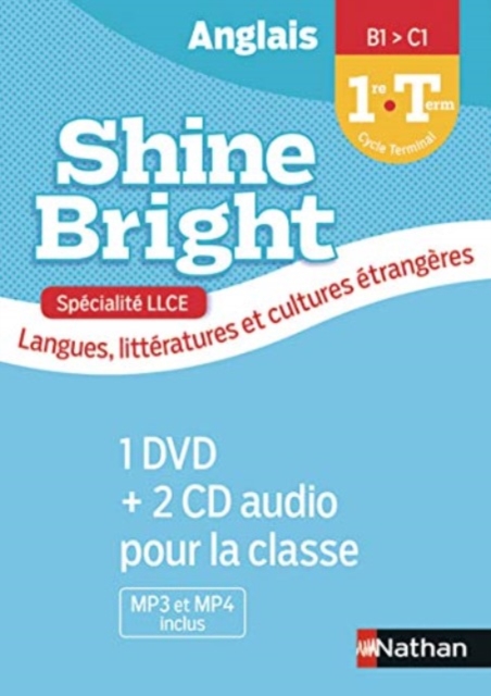 Shine Bright 1re/Terminale Coffret CDs (3) + DVD (1), Mixed media product Book