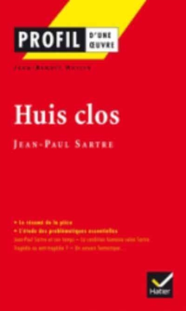 Profil d'une oeuvre : Huis clos, Paperback / softback Book
