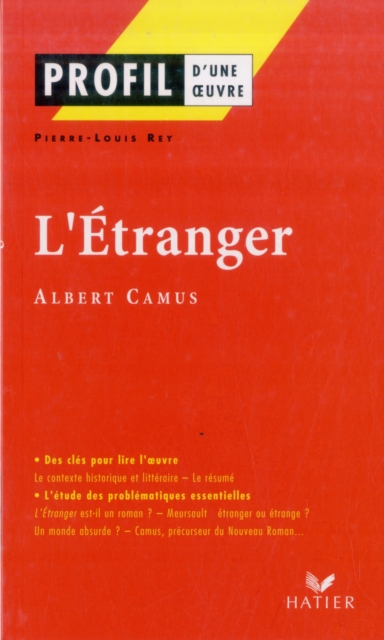 Profil d'une oeuvre : L'etranger, Paperback / softback Book