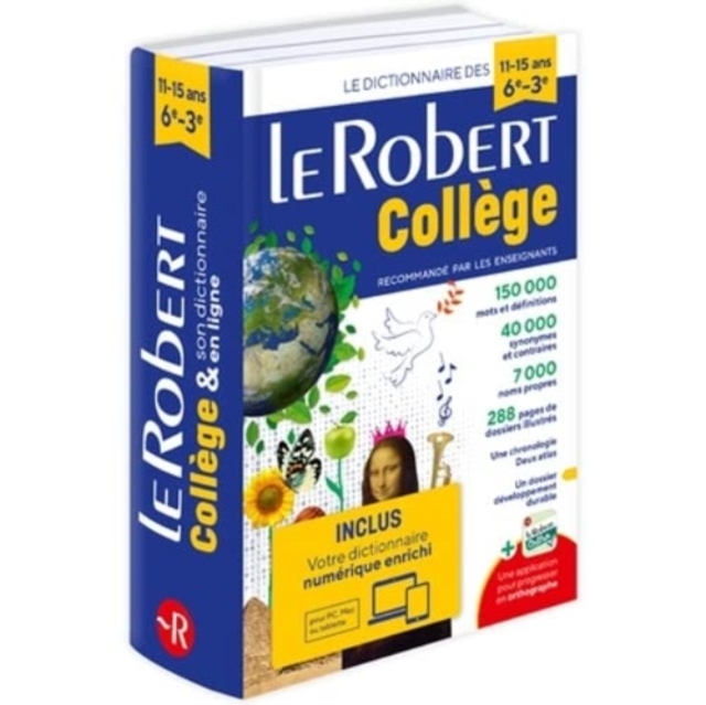 Le Robert College 2024 Bimedia : Monolingual French dictionary for college students with free coded access to the online dictionary, Paperback / softback Book