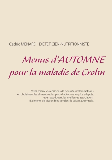 Menus d'automne pour la maladie de Crohn, Paperback / softback Book