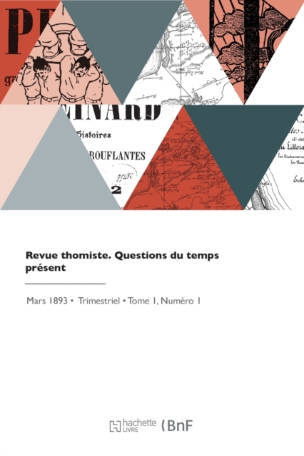 Revue thomiste. Questions du temps present, Paperback / softback Book