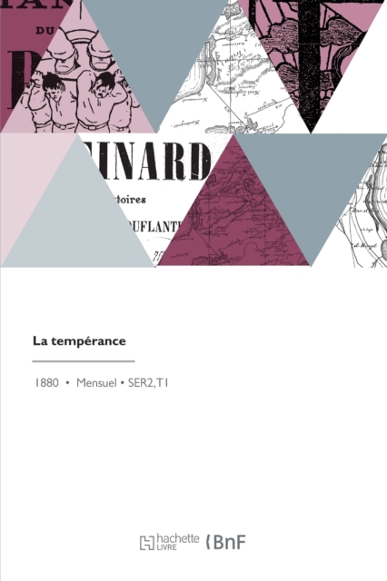 La Temp?rance, Paperback / softback Book