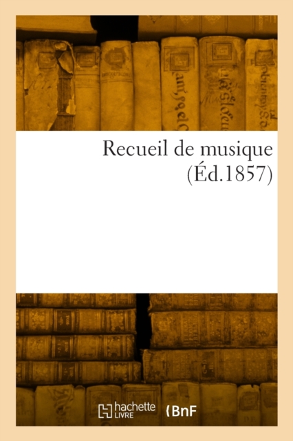 Recueil de musique, Paperback / softback Book