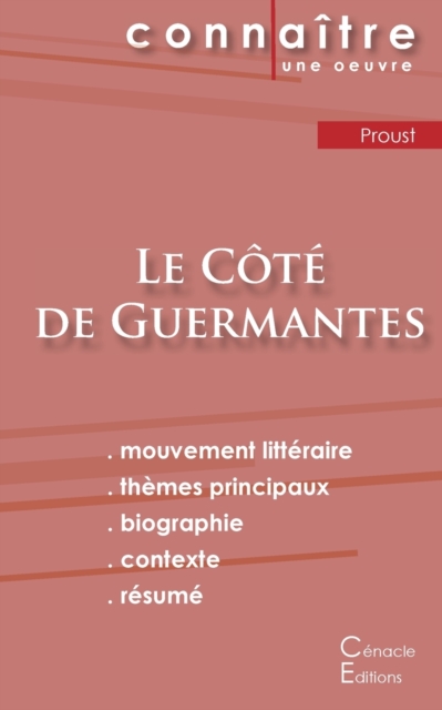 Fiche de lecture Le Cote de Guermantes de Marcel Proust (Analyse litteraire de reference et resume complet), Paperback / softback Book