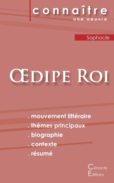 Fiche de lecture OEdipe Roi de Sophocle (Analyse litteraire de reference et resume complet), Paperback / softback Book