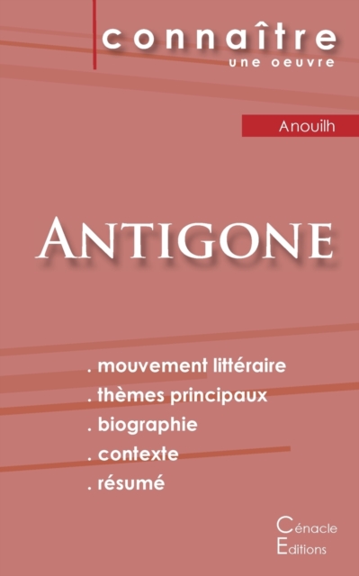 Fiche de lecture Antigone de Jean Anouilh (Analyse litteraire de reference et resume complet), Paperback / softback Book