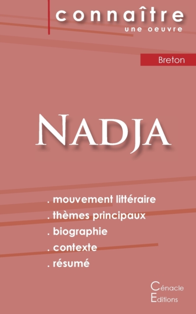 Fiche de lecture Nadja de Breton (Analyse litteraire de reference et resume complet), Paperback / softback Book