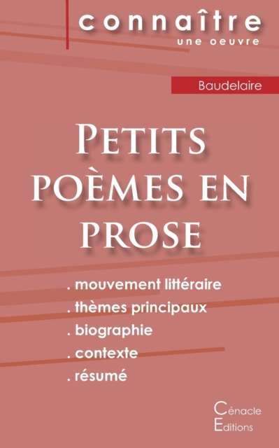 Fiche de lecture Petits po?mes en prose de Baudelaire (Analyse litt?raire de r?f?rence et r?sum? complet), Paperback / softback Book