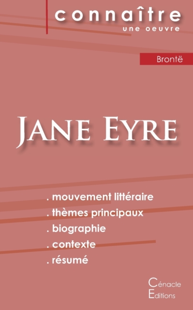 Fiche de lecture Jane Eyre de Charlotte Bronte (Analyse litteraire de reference et resume complet), Paperback / softback Book