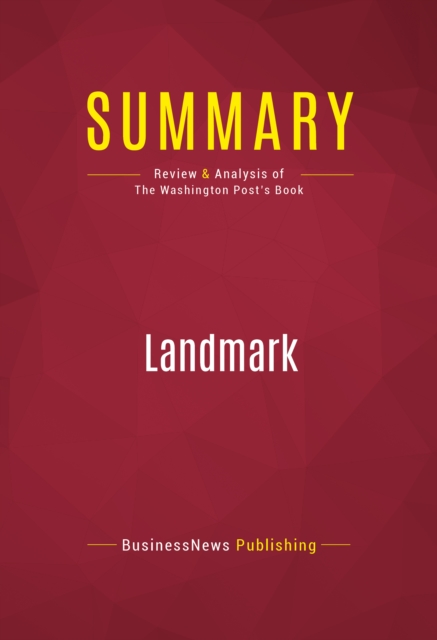 Summary: Landmark : Review and Analysis of The Washington Post's Book, EPUB eBook
