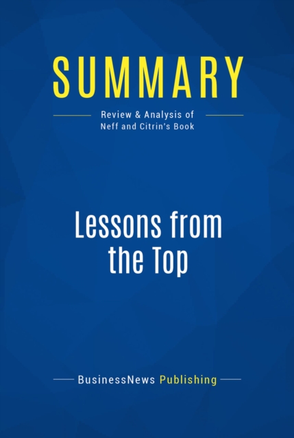Summary: Lessons from the Top, EPUB eBook