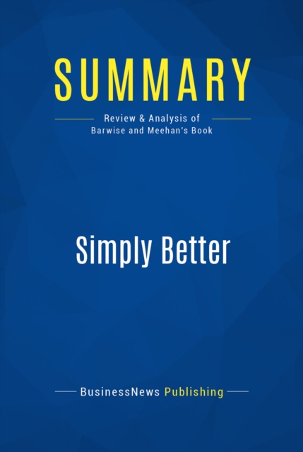 Summary: Simply Better, EPUB eBook