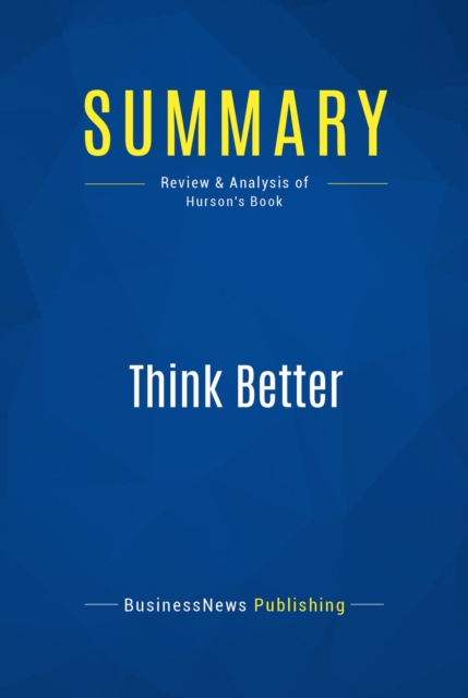Summary: Think Better, EPUB eBook