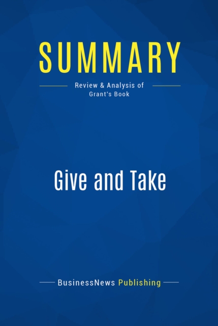 Summary: Give and Take, EPUB eBook