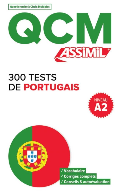 QCM 300 Tests Portugais Niveau A2, Paperback / softback Book