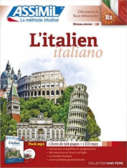 L'Italien Book + 1 CD mp3, Mixed media product Book