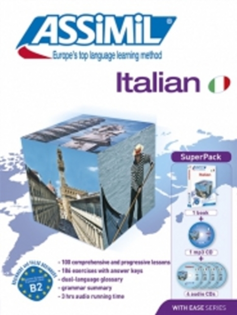 Assimil Italian : Italian with Ease - pack: book + 4 CDs + 1 mp3 CD, Mixed media product Book