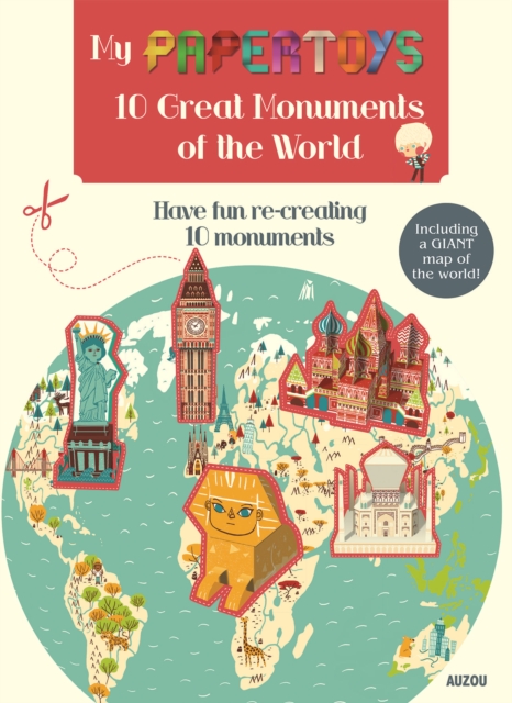 My Papertoys : 10 Great Monuments of the World, Hardback Book