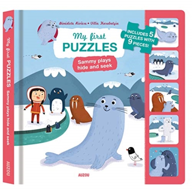 My First Puzzles: Sammy Plays Hide and Seek, Board book Book