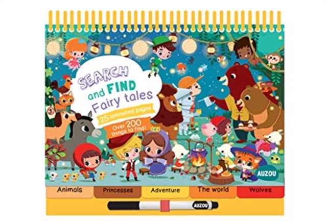 Search and Find Notebooks: Fairy Tales, Spiral bound Book