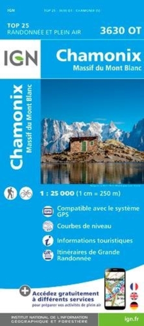 Chamonix / Massif du Mont Blanc, Sheet map, folded Book
