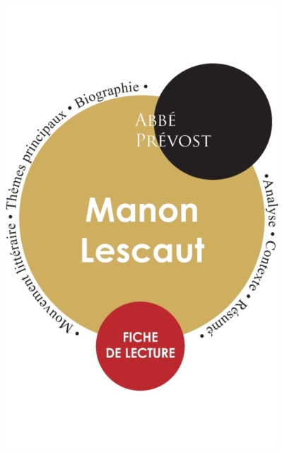 Fiche de lecture Manon Lescaut (Etude integrale), Paperback / softback Book