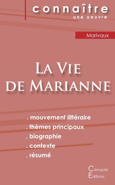 Fiche de lecture La Vie de Marianne de Marivaux (analyse litteraire de reference et resume complet), Paperback / softback Book
