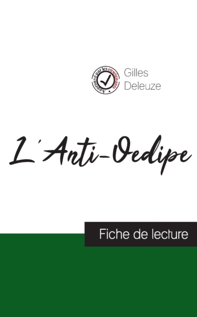 L'Anti-Oedipe de Gilles Deleuze (fiche de lecture et analyse complete de l'oeuvre), Paperback / softback Book