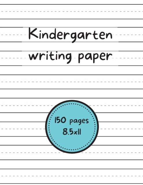 Kindergarten writing paper, Paperback / softback Book