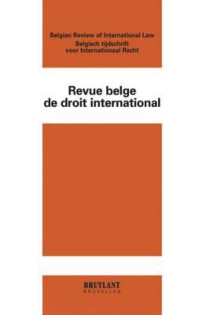 Revue Belge de Droit International, Paperback / softback Book