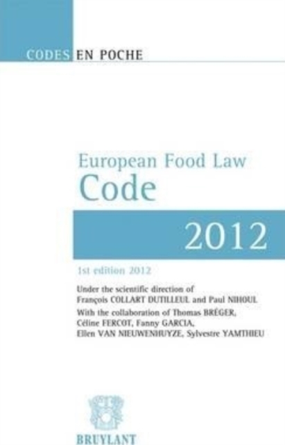 Code en poche - European Food Law Code 2012, Paperback / softback Book