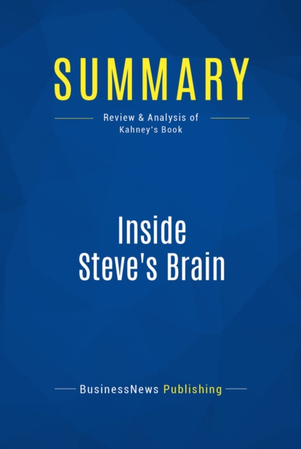 Summary: Inside Steve's Brain, EPUB eBook