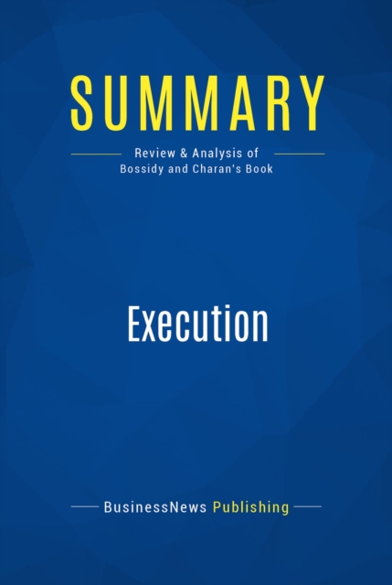 Summary: Execution, EPUB eBook