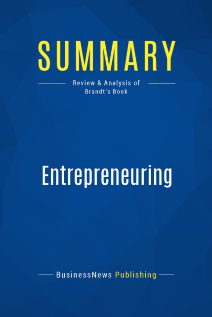 Summary: Entrepreneuring, EPUB eBook