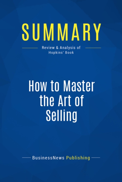 Summary: How to Master the Art of Selling, EPUB eBook