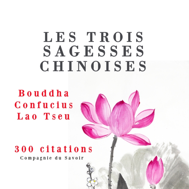 Les trois sagesses chinoises : Confucius, Lao Tseu, Bouddha, eAudiobook MP3 eaudioBook