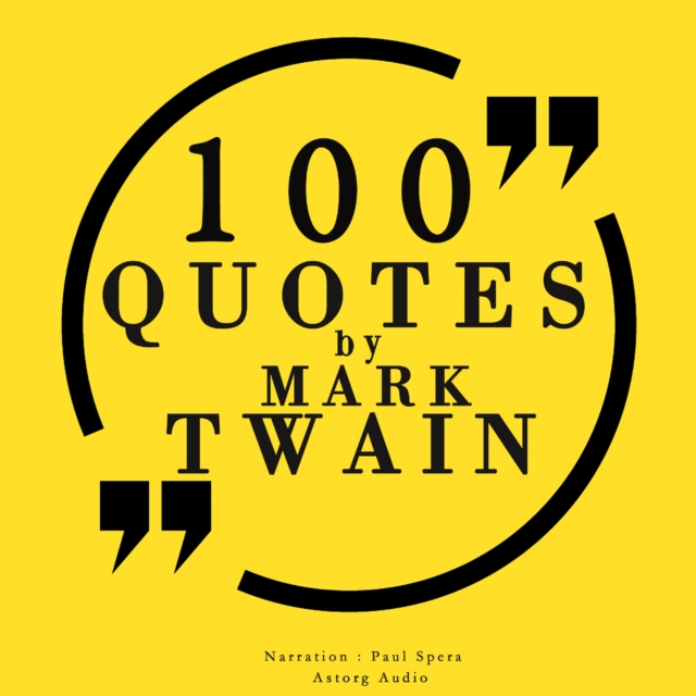 100 Quotes by Mark Twain, eAudiobook MP3 eaudioBook
