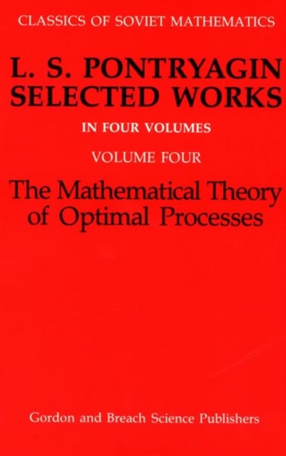 Mathematical Theory of Optimal Processes, Hardback Book