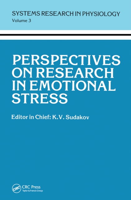 Perspectives on Research in Emotional Stress, Hardback Book
