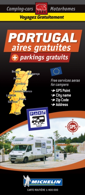 Portugal Motorhome Stopovers : Trailers Park Maps, Sheet map Book