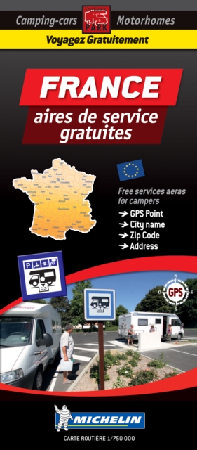France Motorhome Stopovers : Trailers Park Maps, Sheet map, folded Book