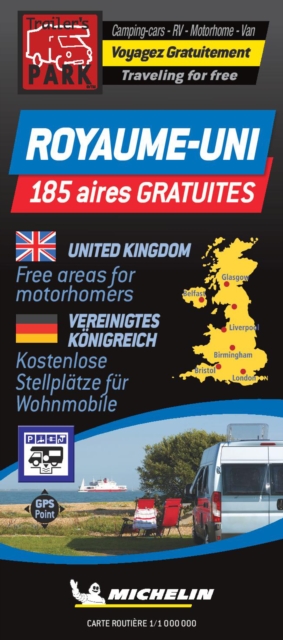 United Kingdom - Motorhome Stopovers : Trailers Park Maps, Sheet map, folded Book